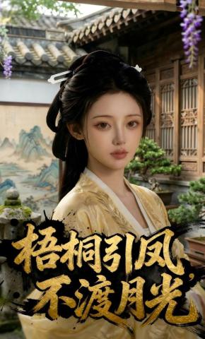 短剧《梧桐引凤，不渡月光》海报