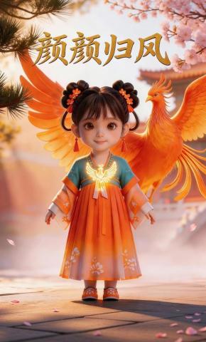 短剧《颜颜归凤》海报