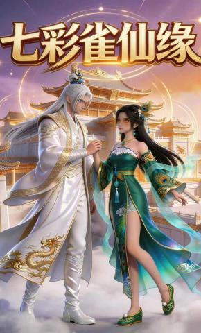 短剧《七彩雀仙缘》海报