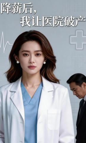 短剧《降薪后，我让医院破产》海报