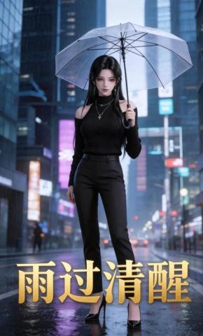 短剧《雨过清醒》海报