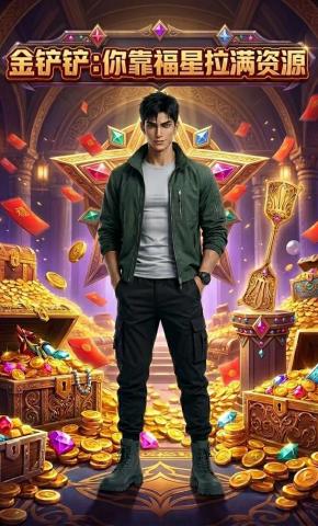 短剧《金铲铲：你靠福星拉满资源》海报