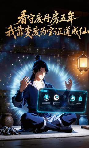 短剧《看守废丹房五年，我靠变废为宝证道成仙》海报