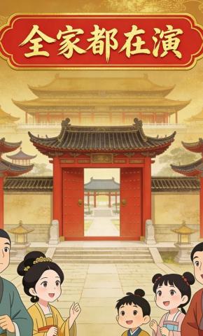 短剧《全家都在演》海报