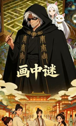 短剧《画中谜》海报