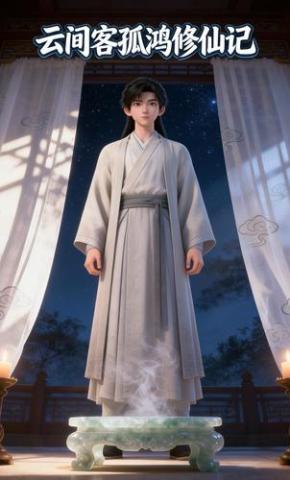 短剧《云间客孤鸿修仙记》海报
