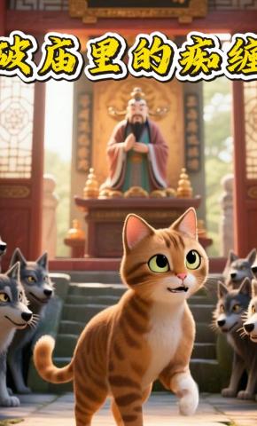 短剧《破庙里的痴缠》海报