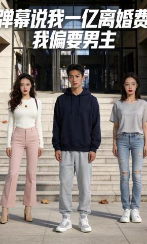 短剧《弹幕说我一亿离婚费，我偏要男主》海报