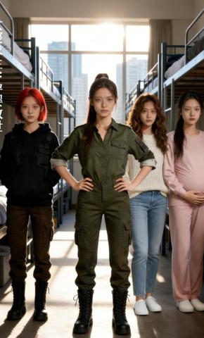 短剧《女寝求生：孕婴救世》海报