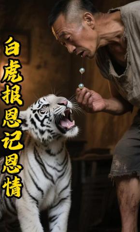 短剧《白虎报恩记恩情》海报