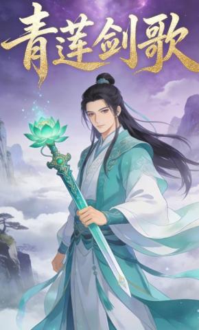 短剧《青莲剑歌》海报