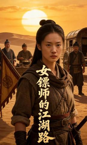 短剧《女镖师的江湖路》海报