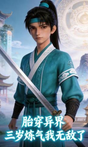短剧《胎穿异界，三岁炼气我无敌了》海报