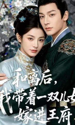 短剧《和离后，我带着一双儿女嫁进王府》海报