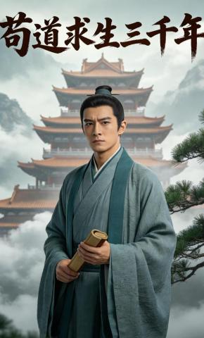 短剧《苟道求生三千年》海报