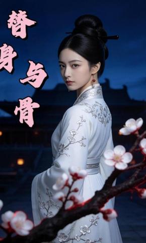 短剧《替身与骨》海报