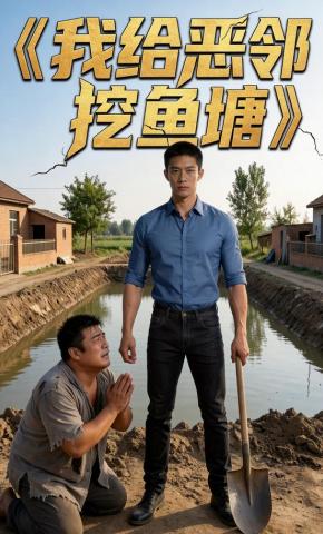短剧《我给恶邻挖鱼塘》海报