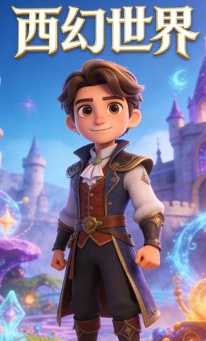 短剧《西幻世界》海报