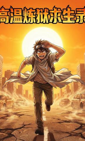 短剧《高温炼狱求生录》海报