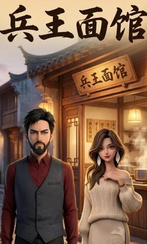 短剧《兵王面馆》海报