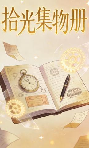 短剧《拾光集物册》海报