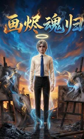 短剧《画烬魂归》海报
