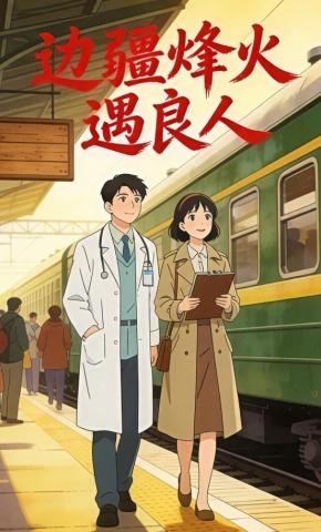 短剧《边疆烽火遇良人》海报
