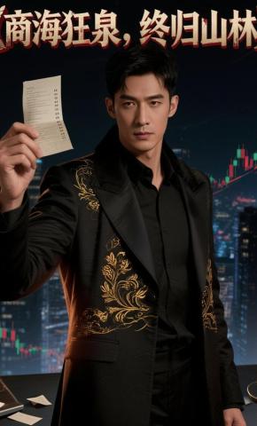 短剧《商海狂枭，终归山林》海报