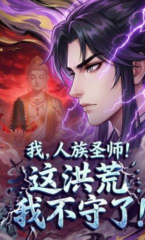 短剧《我，人族圣师！这洪荒我不守了！》海报