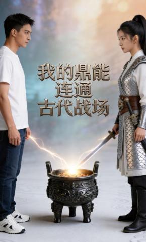 短剧《我的鼎能连通古代战场》海报