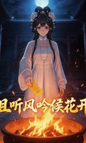 短剧《且听风吟候花开》海报