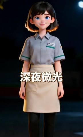 短剧《深夜微光》海报