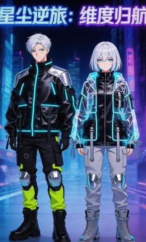 短剧《星尘逆旅：维度归航》海报
