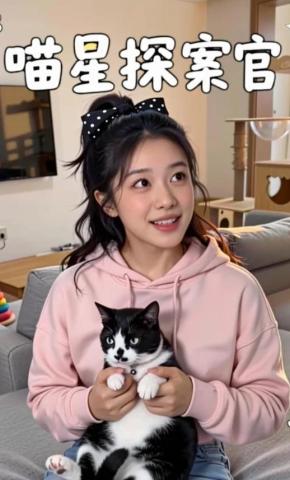 短剧《喵星探案官》海报
