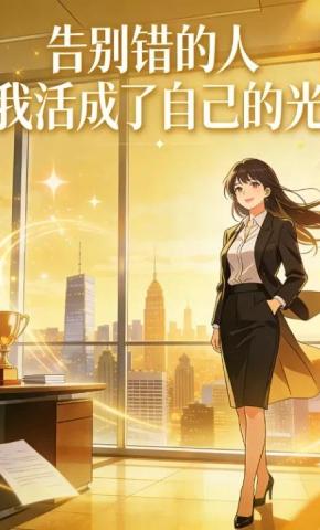 短剧《告别错的人我活成了自己的光》海报
