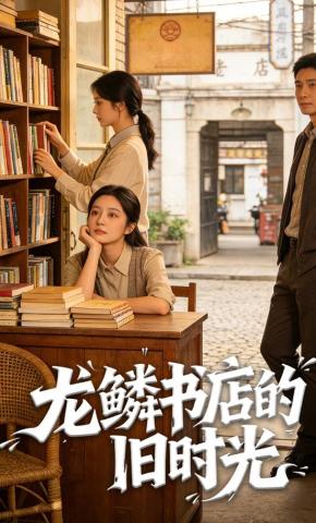 短剧《龙鳞书店的旧时光》海报
