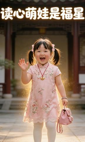 短剧《读心萌娃是福星》海报