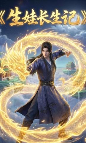 短剧《生娃长生记》海报