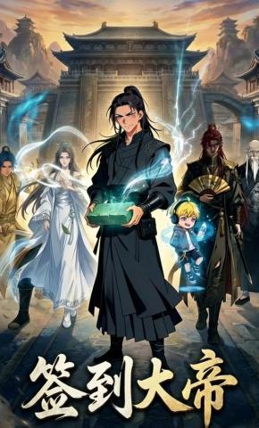 短剧《签到大帝》海报