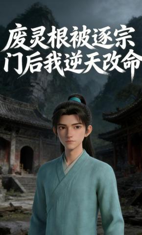 短剧《废灵根被逐宗门后我逆天改命》海报