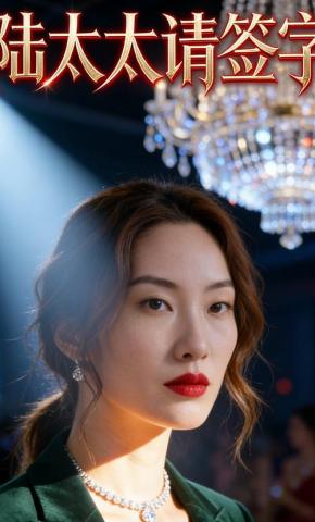 短剧《陆太太请签字》海报