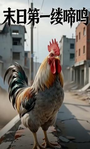 短剧《末日第一缕啼鸣》海报