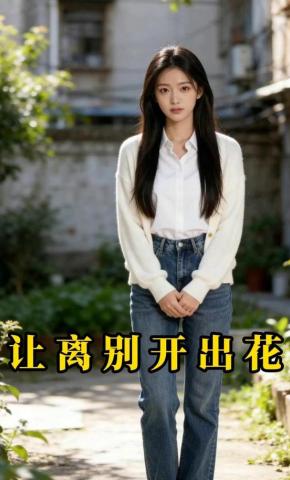 短剧《让离别开出花》海报