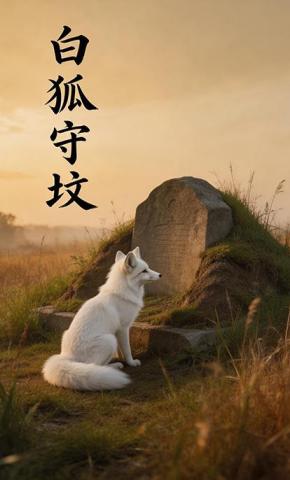 短剧《白狐守坟》海报