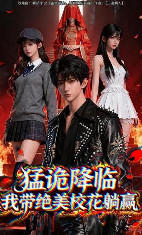 短剧《猛诡降临我带绝美校花躺赢》海报