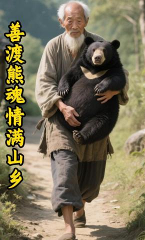 短剧《善渡熊魂情满山乡》海报