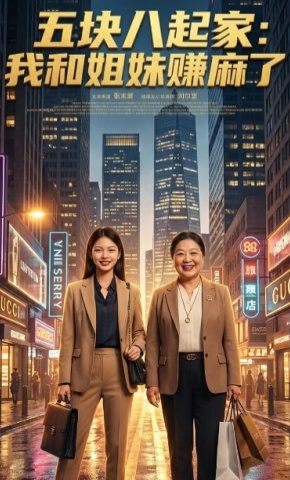 短剧《五块八起家：我和姐妹赚麻了》海报