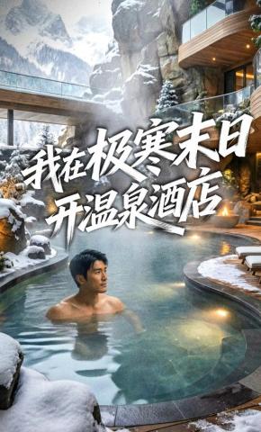 短剧《我在极寒末日开温泉酒店》海报