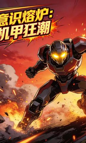 短剧《意识熔炉：机甲狂潮》海报