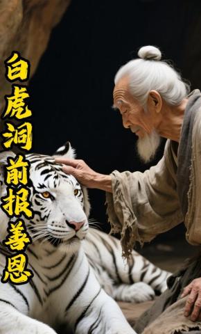 短剧《白虎洞前报善恩》海报